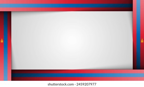 Edge background Mongolia graphic and label. Element of impact for the use you want to make of it.