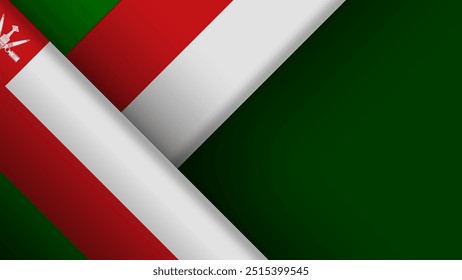 Fondo de borde Omán gráfico y etiqueta. Elemento de impacto para el uso que desea hacer de él.