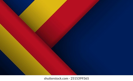 Fondo de borde Rumania gráfico y etiqueta. Elemento de impacto para el uso que desea hacer de él.