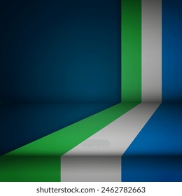 Randhintergrund Sierra Leone Grafik und Label. Element der Wirkung für die Nutzung, die Sie daraus machen wollen.