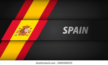 Fondo de borde España gráfico y etiqueta. Elemento de impacto para el uso que quieres hacer de él.