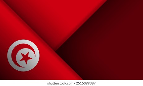 Kantenhintergrund Tunesien Grafik und Etikett. Element der Auswirkung für die Verwendung, die Sie daraus machen möchten.