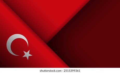Edge background Turkey graphic and label. Element of impact for the use you want to make of it.