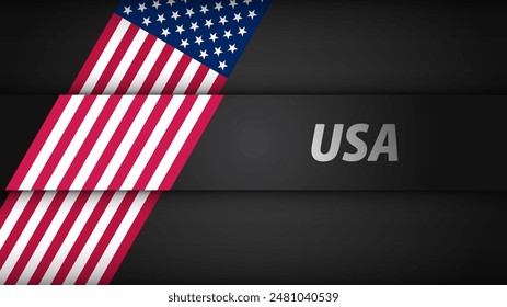 Edge background Usa graphic and label. Element of impact for the use you want to make of it.
