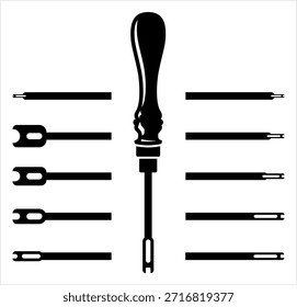 Edge Beveler Tool Icon, Leather Edge Beveler, Rounder Tool Vector Art Illustration