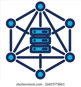 Edge Computing Icon Element For Design
