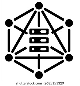 Edge Computing Icon Element For Design