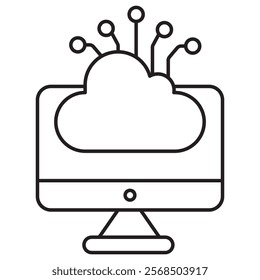 Edge Computing icon, Revolutionizing Data Processing with Edge Computing Technologies, Optimizing Real-Time Performance Through Edge Computing Solutions, vector