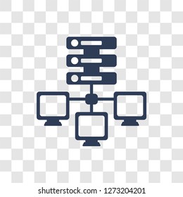 edge computing icon. Trendy edge computing logo concept on transparent background from General collection