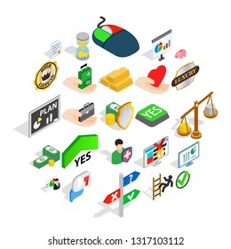 Edge icons set. Isometric set of 25 edge vector icons for web isolated on white background