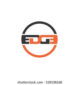 edge logo circle vector