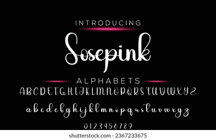  Edge Signature Font, ready to use