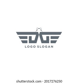 Edge and Star logo design. 