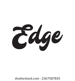 edge text on white background.