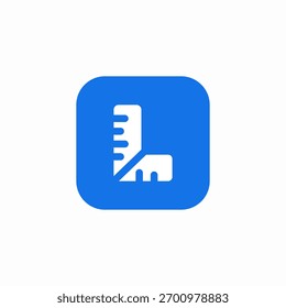 Vector de signo de icono de triángulo de borde
