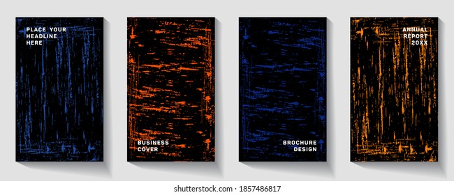 Edged memphis notepad cover background.  Cool memphis template front page with white and geometrical shapes. Memphis notepad cover backdrop for journalistic.