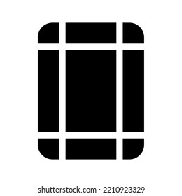 Edges Icon Vector Symbol Design Illustration