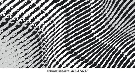 Edges Vector Set . Design Elements . Curved Grunge Borders , Dividers or Brush Strokes . Black wavy lines
