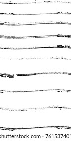 Edges Vector Set . Design Elements . Curved Grunge Borders , Dividers or Brush Strokes . Black wavy lines . stripes with  grunge effects