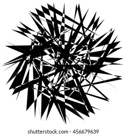 Edgy geometric element
