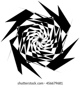 Edgy geometric element