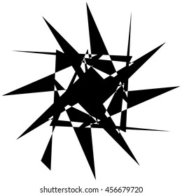 Edgy geometric element
