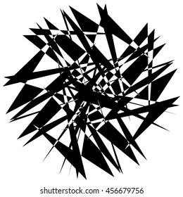 Edgy geometric element