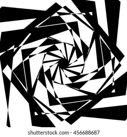 Edgy geometric element, random textured shape