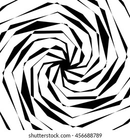 Edgy geometric element, random textured shape