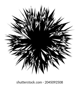 Edgy, geometric random amorph, amorphous shape, element vector