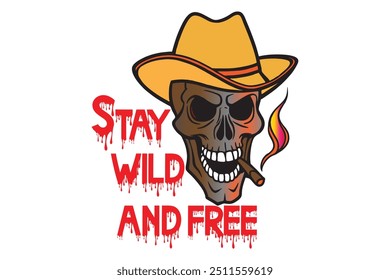 Edgy human head skulls T-shirt vector with bold details, perfect for rock, gothic, or Halloween-themed apparel and designs.