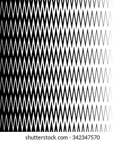 Edgy, pointed zigzag lines, jagged lines. Vertically seamless.