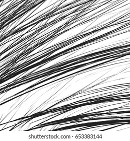 Edgy texture with chaotic, random lines. Abstract geometric illustration