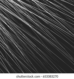 Edgy texture with chaotic, random lines. Abstract geometric illustration