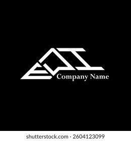 EDI logo design, EDI simple and modern logo. EDI luxurious alphabet design  