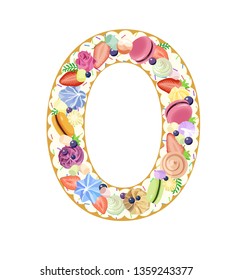 Edible letter cake