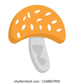 
Edible mushroom icon design
