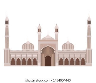 edification of islamic mosque jama masjid and Indian independence day