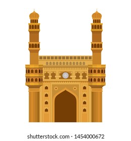 edification of mosque charminar and Indian independence day