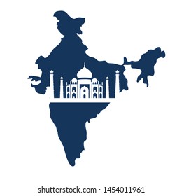 edification of taj mahal and indian independence day