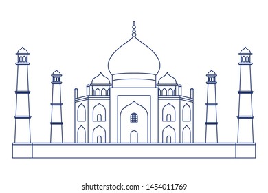 edification of taj majal and indian independence day