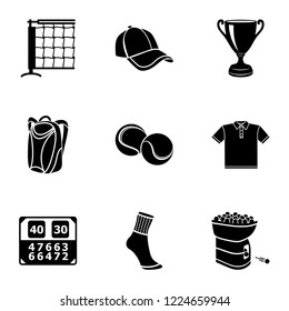 Edify icons set. Simple set of 9 edify vector icons for web isolated on white background