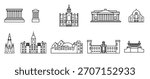 Edinburgh vector illustration. edinbrugh vector