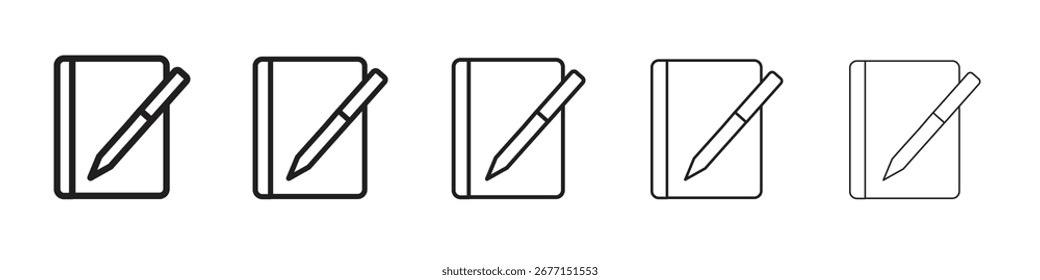 Edit book icon vector illustration isolated