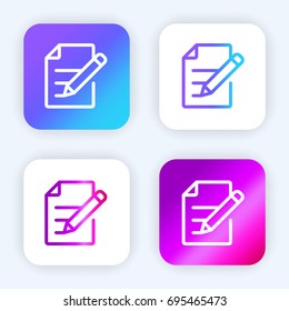 Edit bright purple and blue gradient app icon