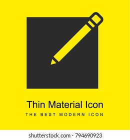 Edit bright yellow material minimal icon or logo design