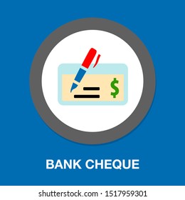 Edit Card -  credit card or bank cheque or cheque voucher - a bank icon