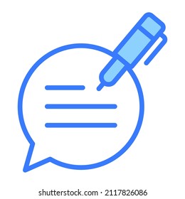 Edit content Icon. User interface Vector Illustration, As a Simple Vector Sign and Trendy Symbol in Line Art Style, for Design and Websites, or Mobile Apps,