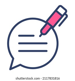 Edit content Icon. User interface Vector Illustration, As a Simple Vector Sign and Trendy Symbol in Line Art Style, for Design and Websites, or Mobile Apps,