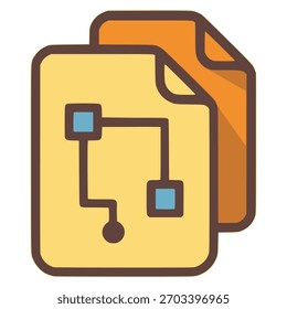 Editar arquivo de documento projeto de modelo de ilustração de vetor de cores simples de trabalho